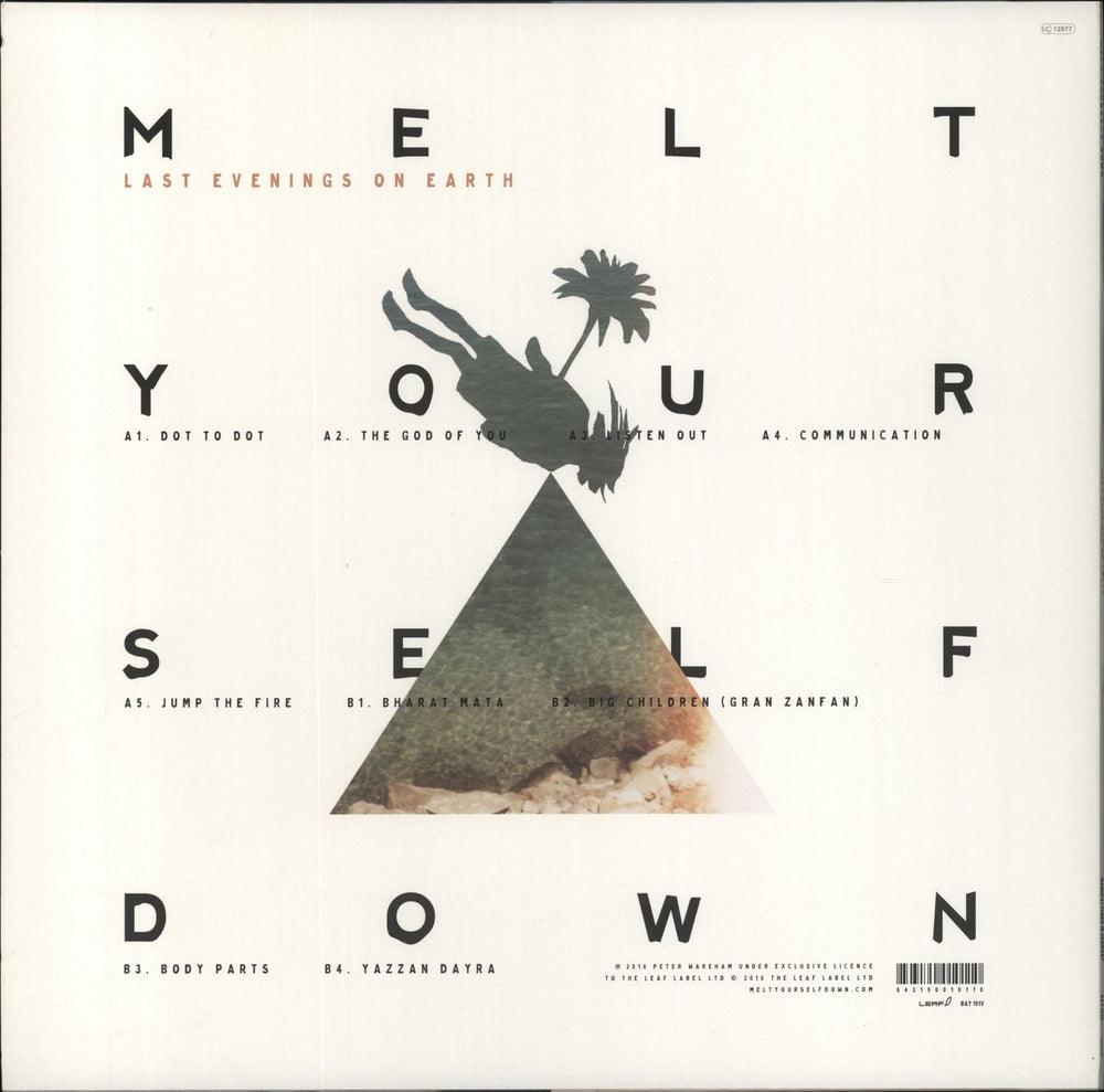 Melt Yourself Down Last Evenings On Earth + CD UK vinyl LP album (LP record) 843190010110
