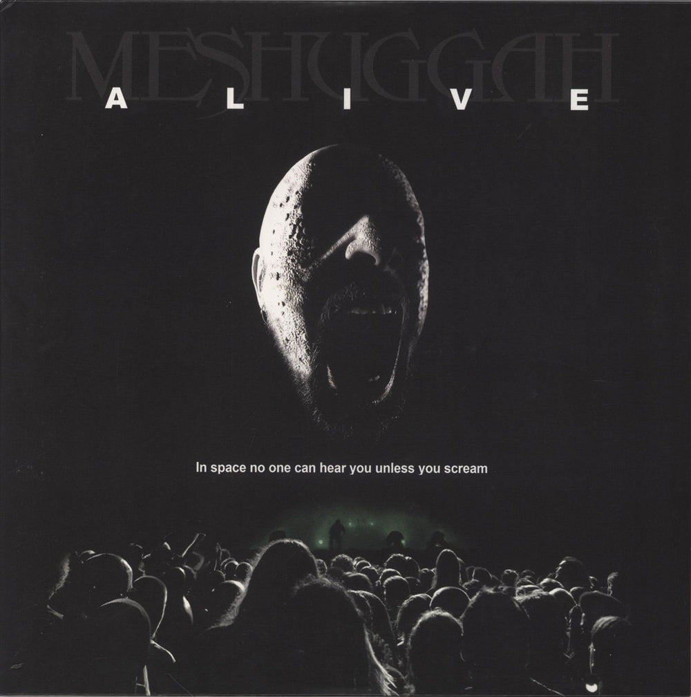 Meshuggah Alive - Black Vinyl and White Vinyl UK 2-LP vinyl record set (Double LP Album) BOBV225LP