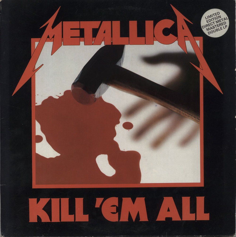 Metallica Kill 'em All - Direct Metal Master - VG UK 2-LP vinyl record set (Double LP Album) MFN7DM