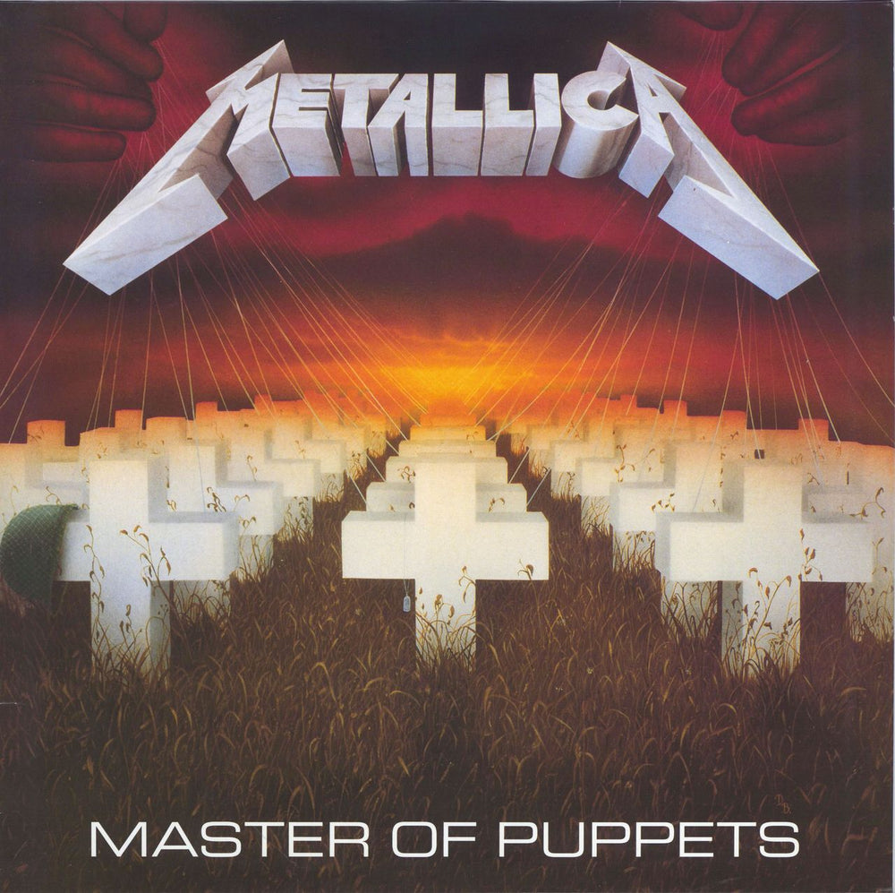 Metallica Master Of Puppets - 180 Gram UK vinyl LP album (LP record) BLCKND005R-1