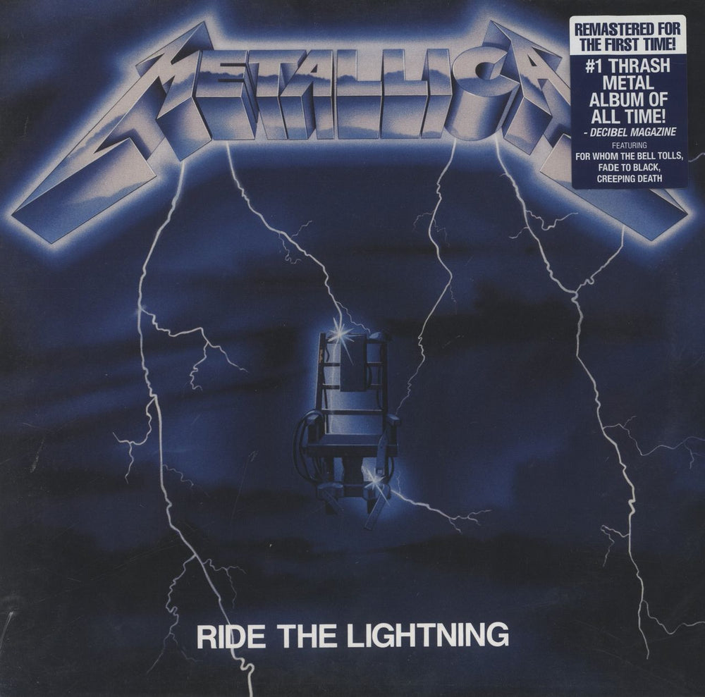 Metallica Ride The Lightning - Remastered UK vinyl LP album (LP record) 00602547885241