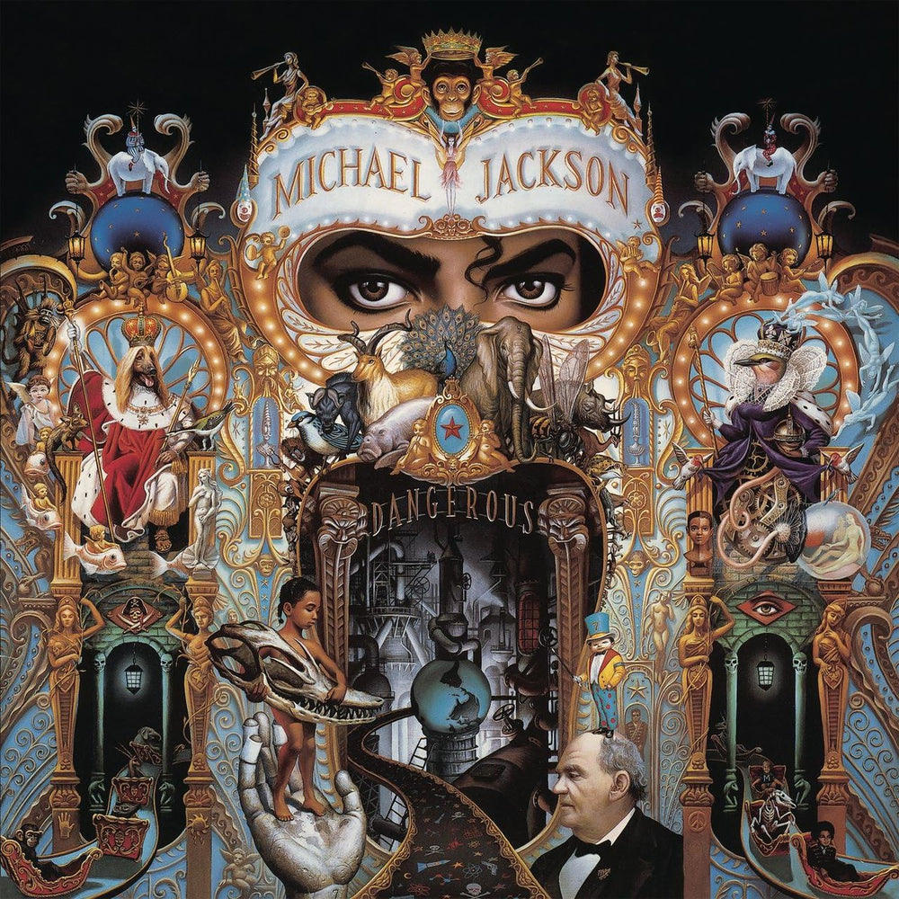 Michael Jackson Dangerous - Black Vinyl - Sealed UK 2-LP vinyl record set (Double LP Album) 88875120931