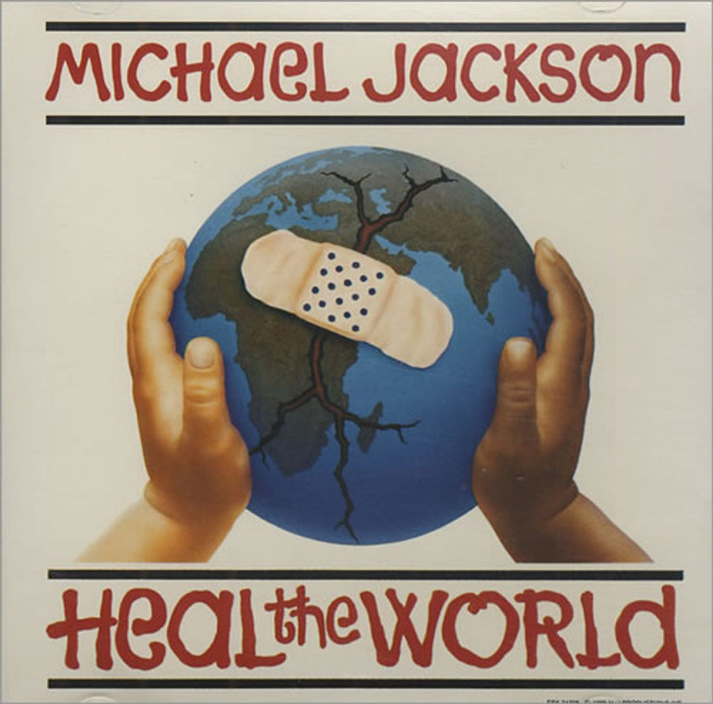 Michael Jackson Heal The World US Promo CD single (CD5 / 5") ESK74708