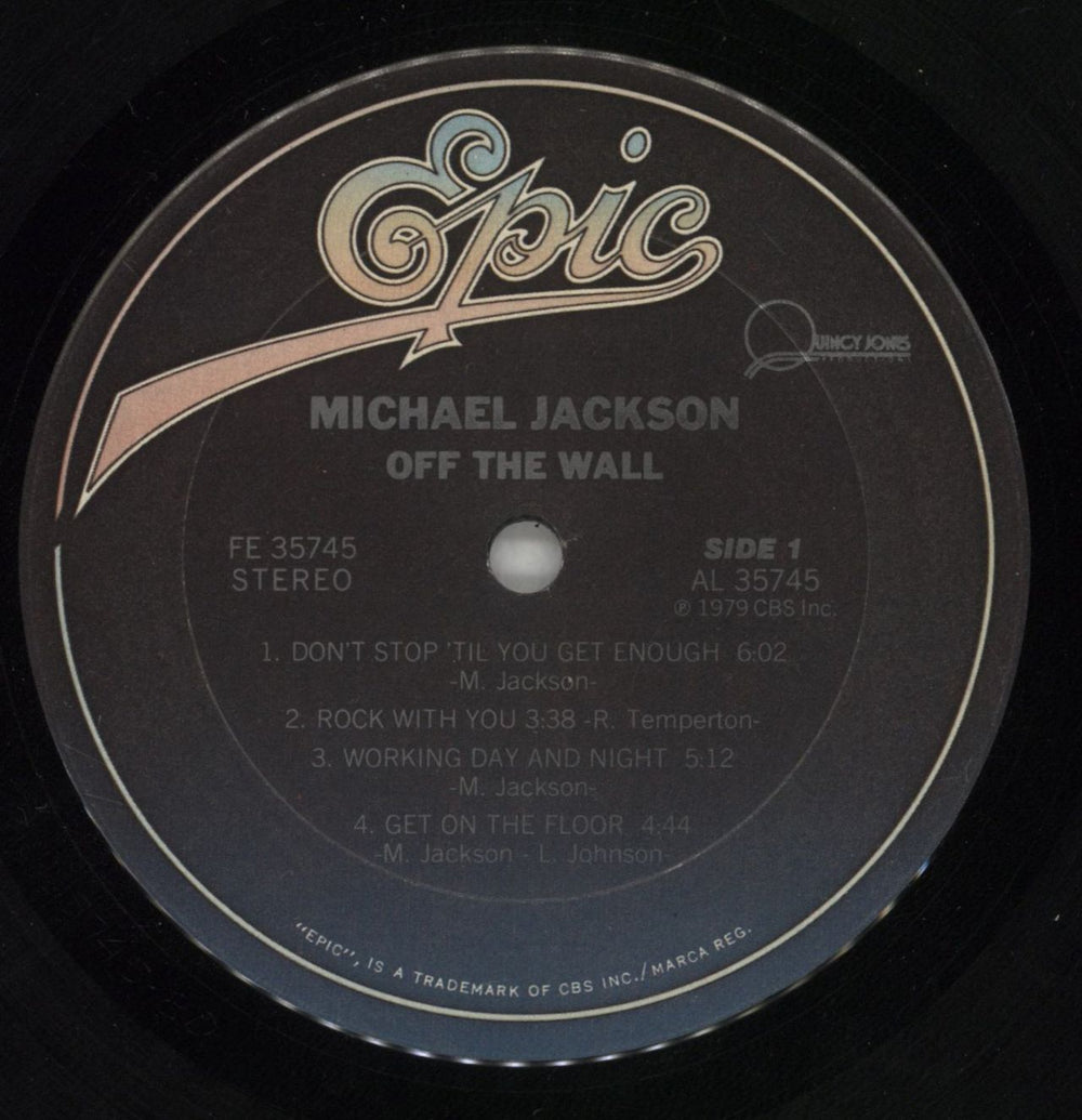 Michael Jackson Off The Wall US vinyl LP album (LP record) M-JLPOF864537