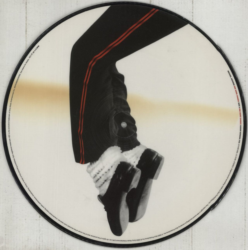 Michael Jackson One More Chance UK 12" vinyl picture disc (12 inch picture record) 5099767448083