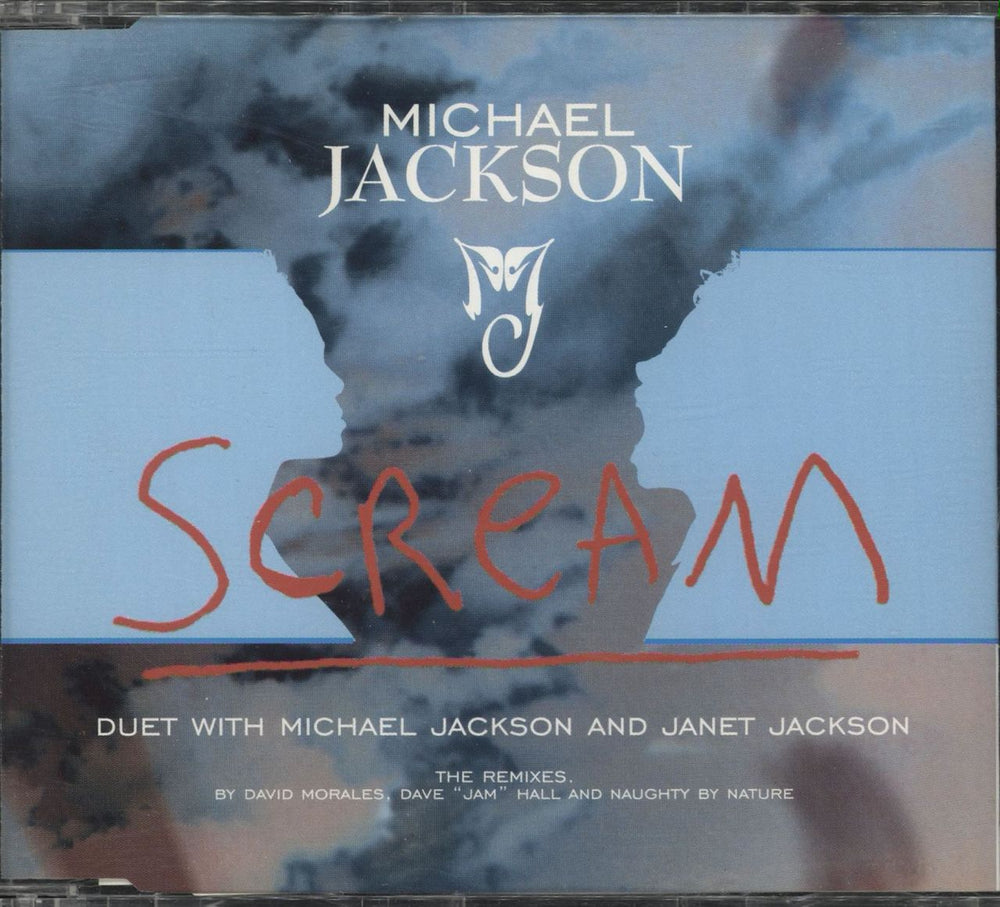 Michael Jackson Scream - Blue Sleeve UK CD single (CD5 / 5") 6620225