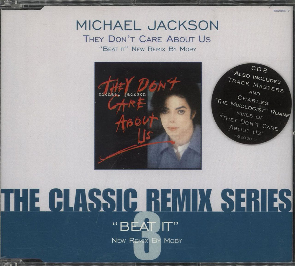 Michael Jackson They Don't Care About Us - CD2 - Stickered UK CD single (CD5 / 5") 662950-7