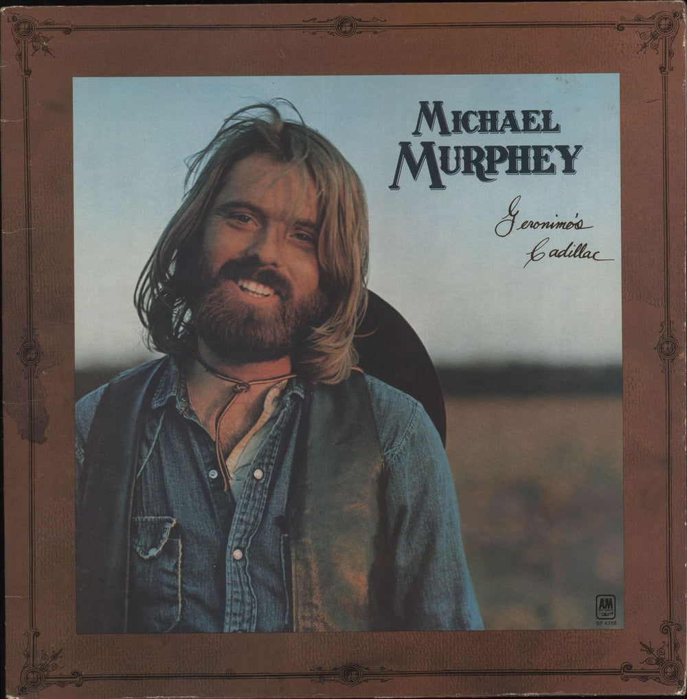 Michael Murphey Geronimo's Cadillac US vinyl LP album (LP record) SP-4358