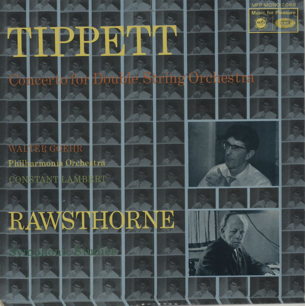 Michael Tippett Concerto For Double String Orchestra UK vinyl LP album (LP record) MFP2069