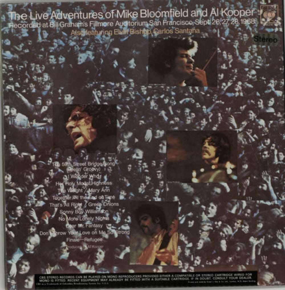 Mike Bloomfield & Al Kooper The Live Adventures Of - 1st Stereo UK 2-LP vinyl record set (Double LP Album) NXK2LTH319883