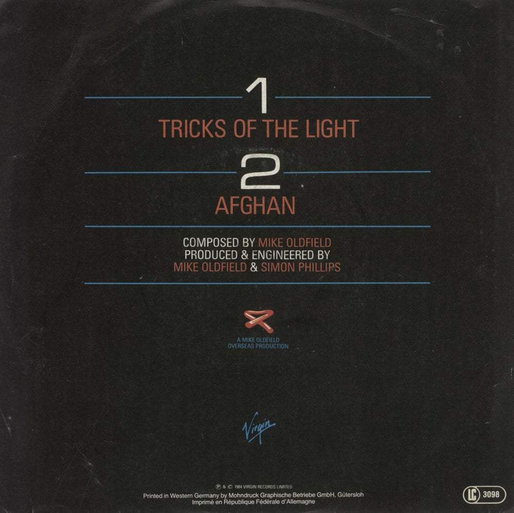 Mike Oldfield Tricks Of The Light German 7" vinyl single (7 inch record / 45)