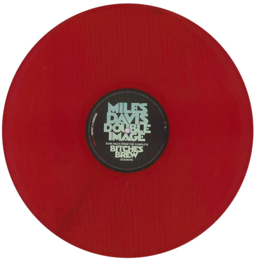 Miles Davis Double Image (Rare Miles From The Complete Bitches Brew Sessions) - Red Vinyl US 2-LP vinyl record set (Double LP Album) MDA2LDO842178