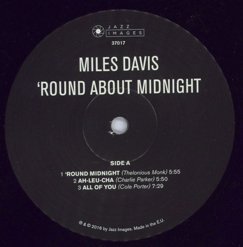 Miles Davis 'Round About Midnight - 180gram Vinyl US vinyl LP album (LP record) MDALPRO832517