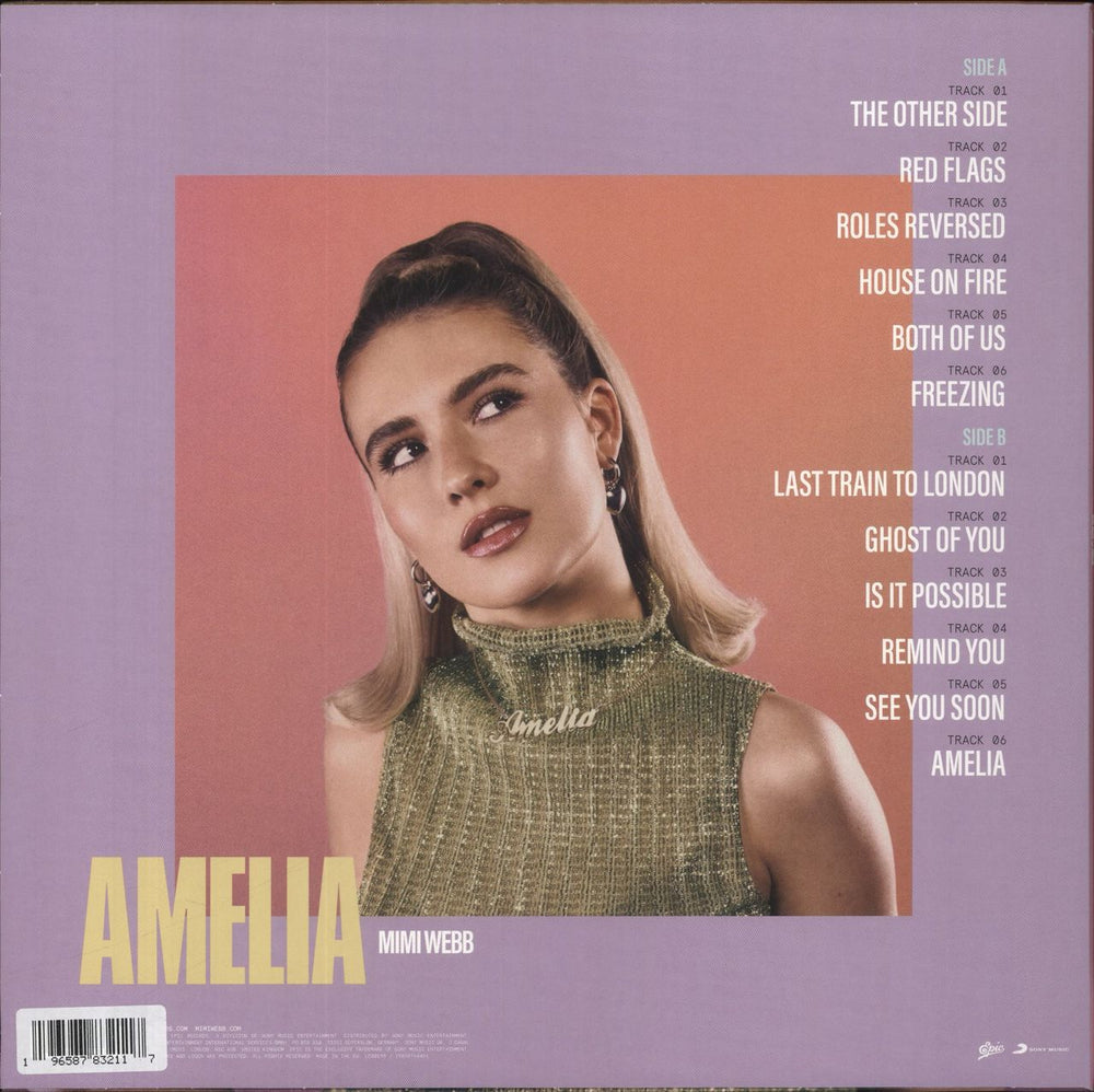 Mimi Webb Amelia + Signed Insert UK vinyl LP album (LP record)