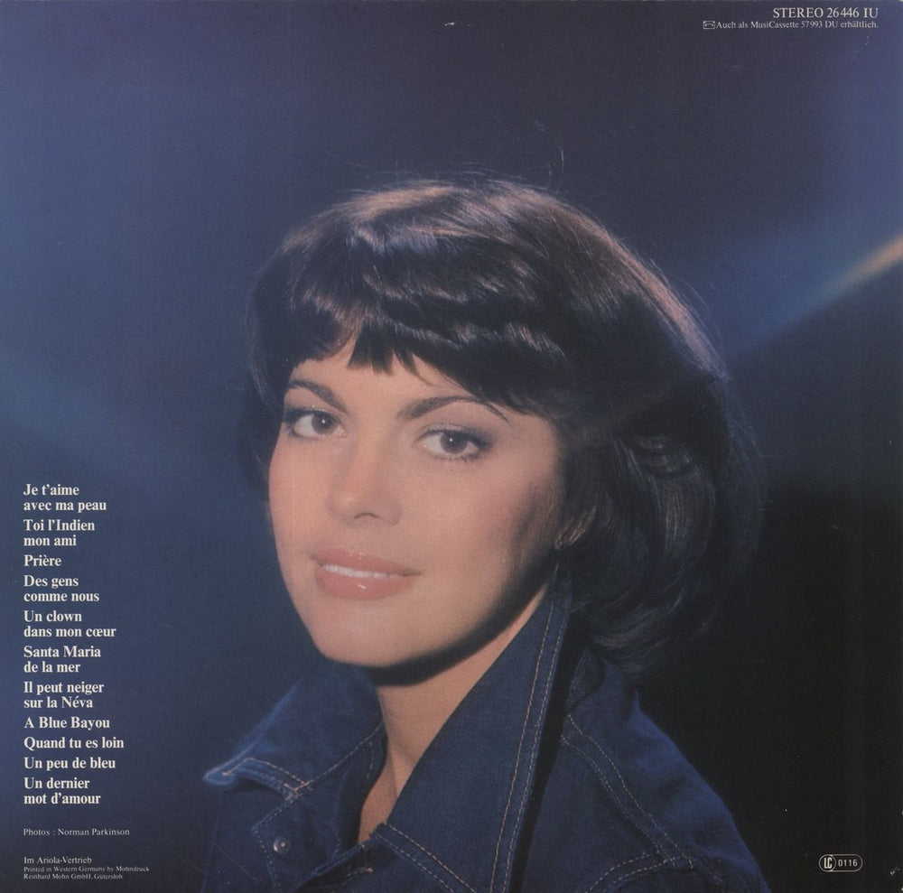 Mireille Mathieu Fidèlement Votre German vinyl LP album (LP record)