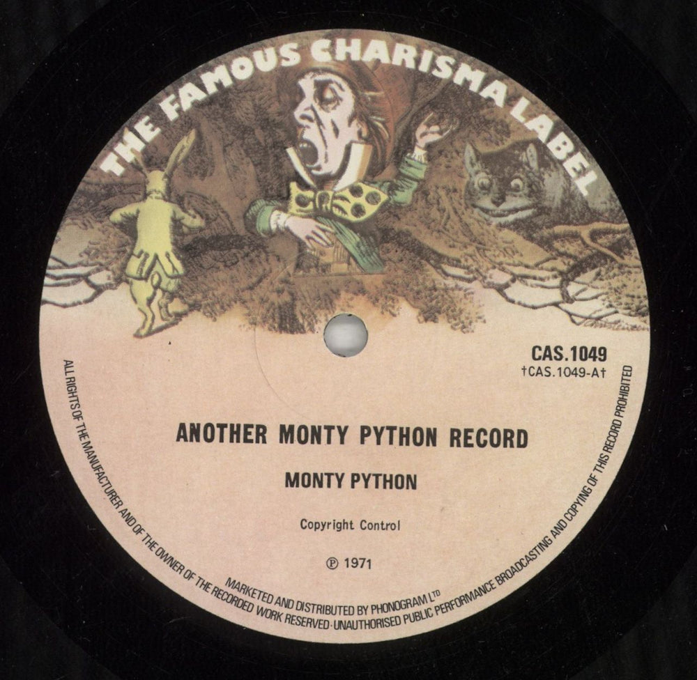 Monty Python Another Monty Python Record - Small Madhatter UK vinyl LP album (LP record) PYTLPAN869256
