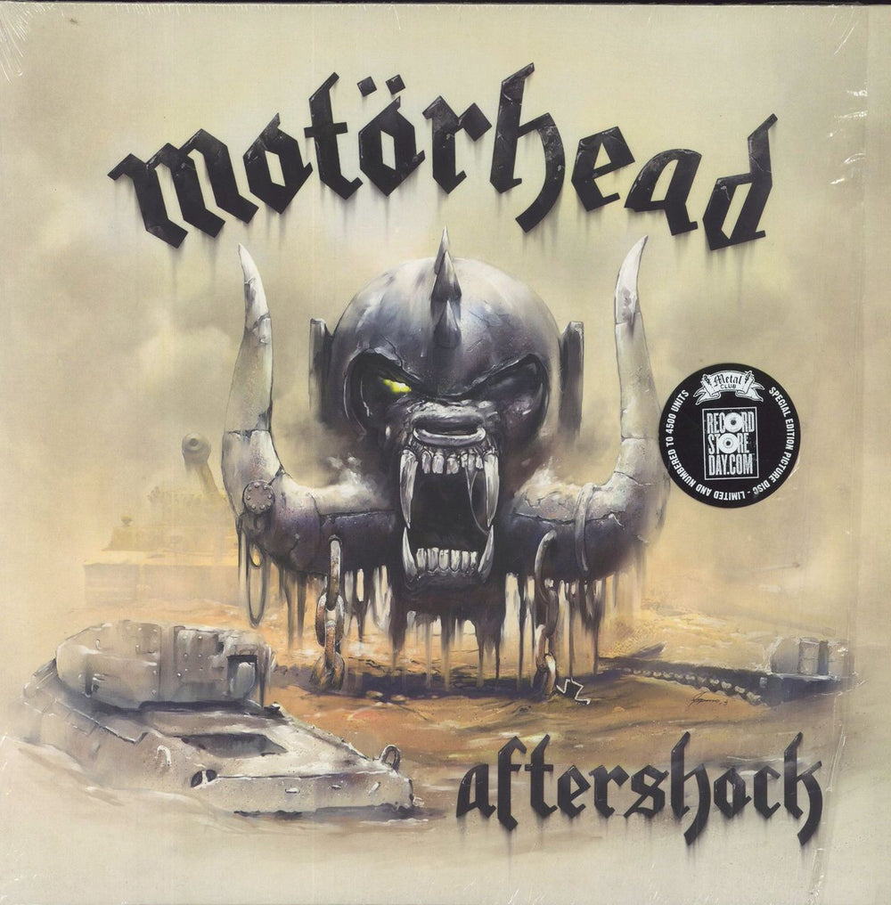 Motorhead Aftershock German picture disc LP (vinyl picture disc album) UDR0188LP