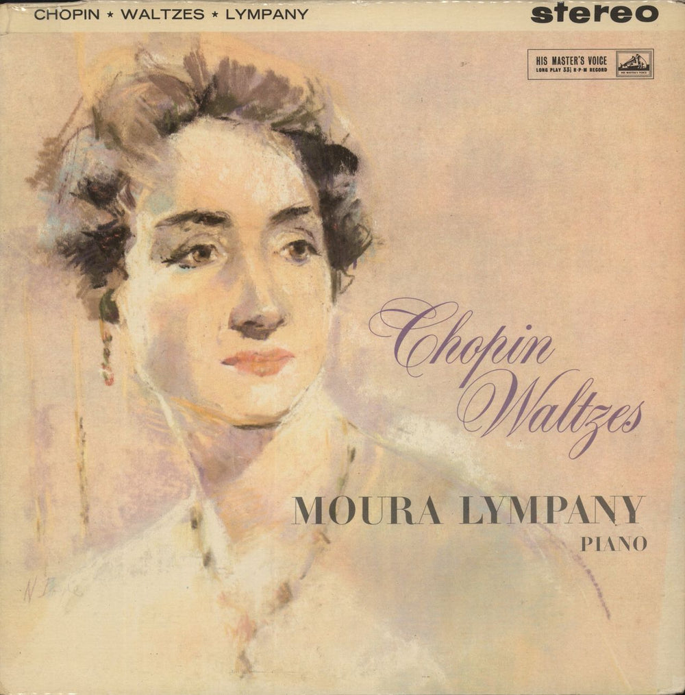Moura Lympany Chopin Waltzes UK vinyl LP album (LP record) CSD1301