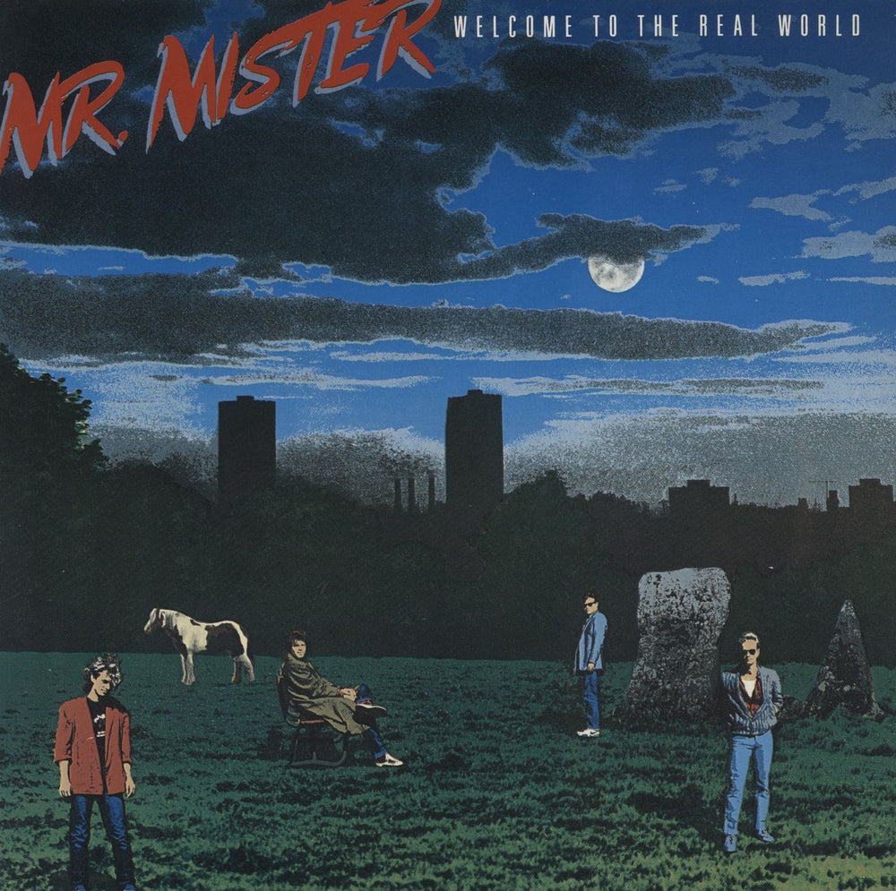 Mr Mister Welcome To The Real World UK vinyl LP album (LP record) PL89647