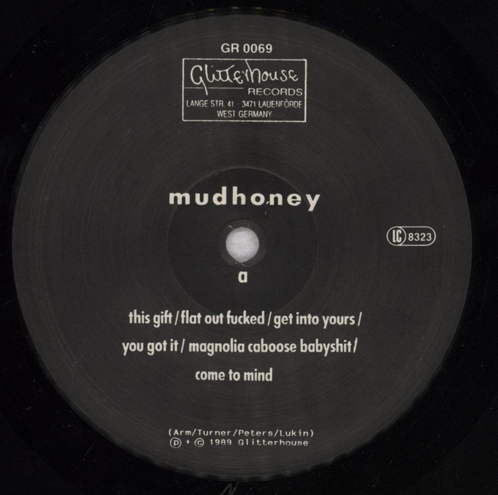 Mudhoney Mudhoney - Tour dates insert German vinyl LP album (LP record) MUDLPMU835988