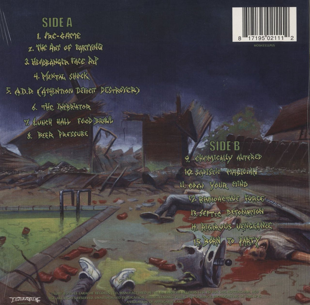 Municipal Waste The Art of Partying - Sealed UK vinyl LP album (LP record) 817195021112