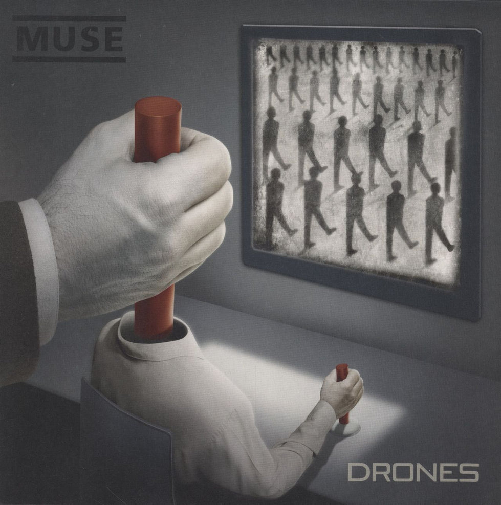 Muse Drones - 180gm UK 2-LP vinyl record set (Double LP Album) 0825646121229