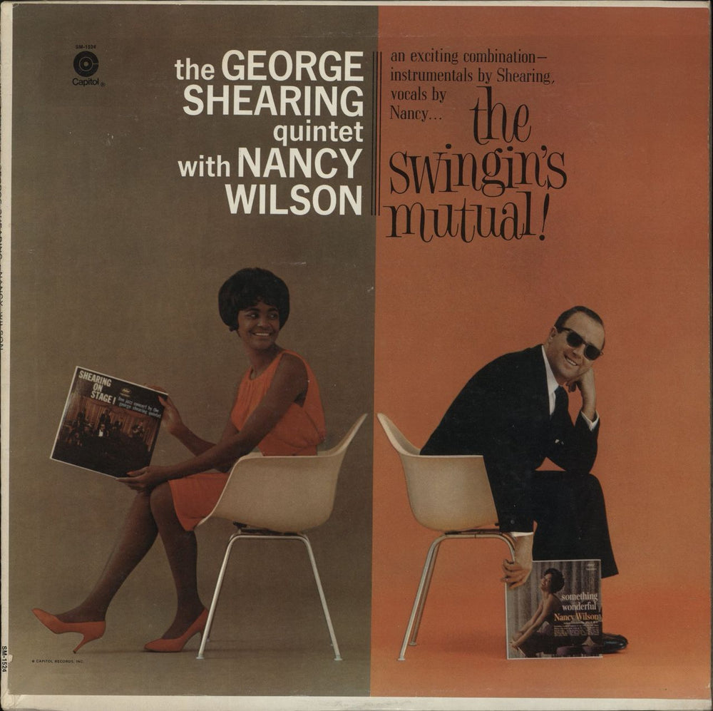Nancy Wilson (Jazz) The Swingin's Mutual US vinyl LP album (LP record) SM-1524