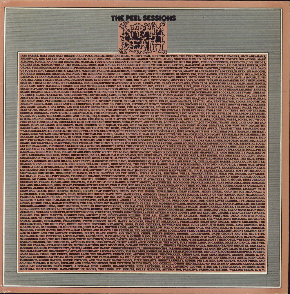 Napalm Death The Peel Sessions + insert UK 12" vinyl single (12 inch record / Maxi-single) SFPS049