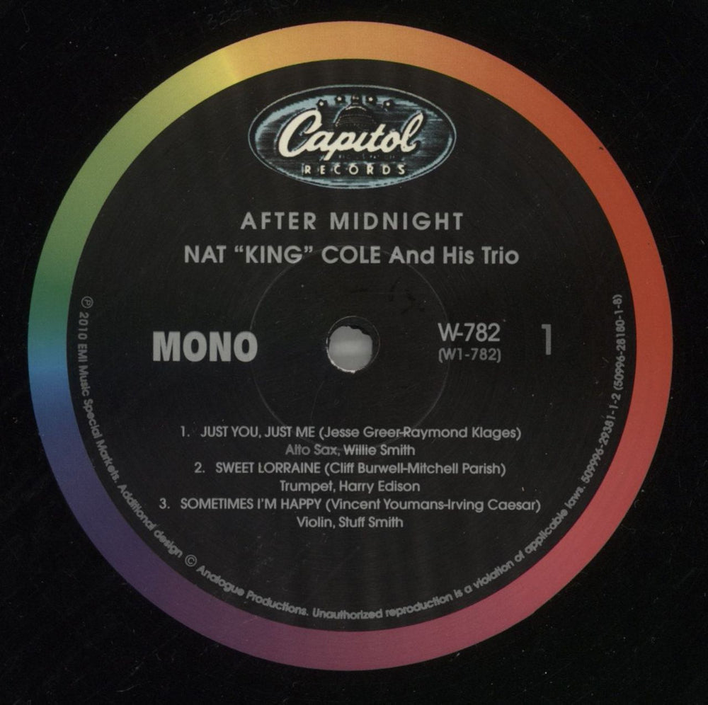 Nat King Cole After Midnight - 180gm Vinyl US 3-LP vinyl record set (Triple LP Album) NKC3LAF868635