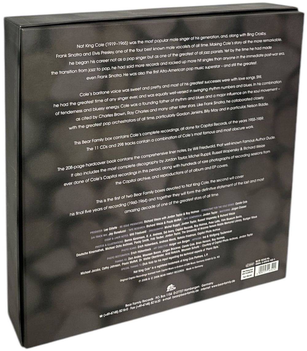 Nat King Cole Stardust: The Complete Capitol Recordings 1955-1959 German CD Album Box Set 4000127163424