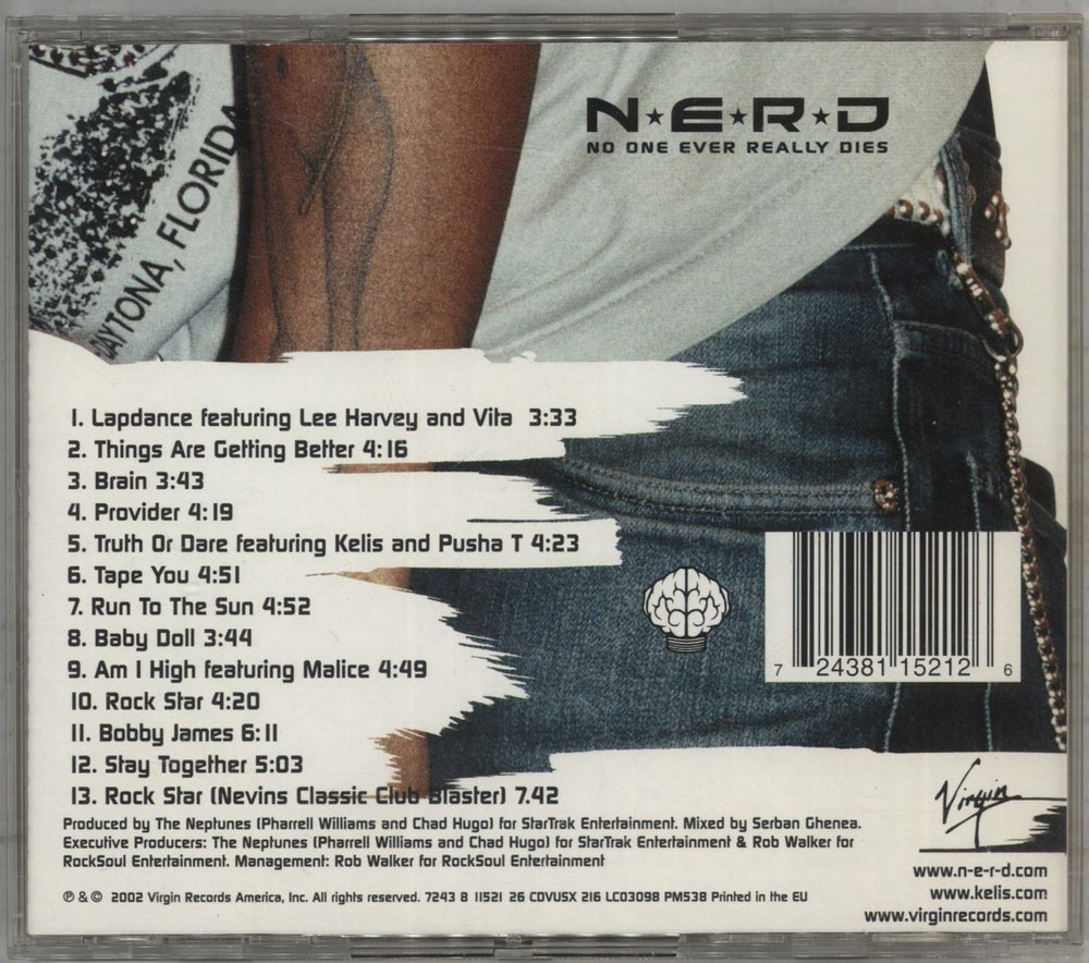 NERD In Search Of... UK CD album (CDLP) 724381152126