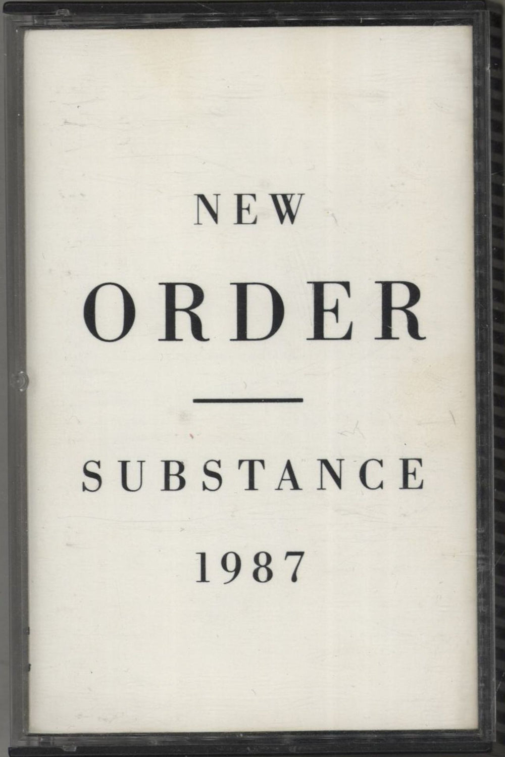 New Order Substance Canadian cassette album 832616-4