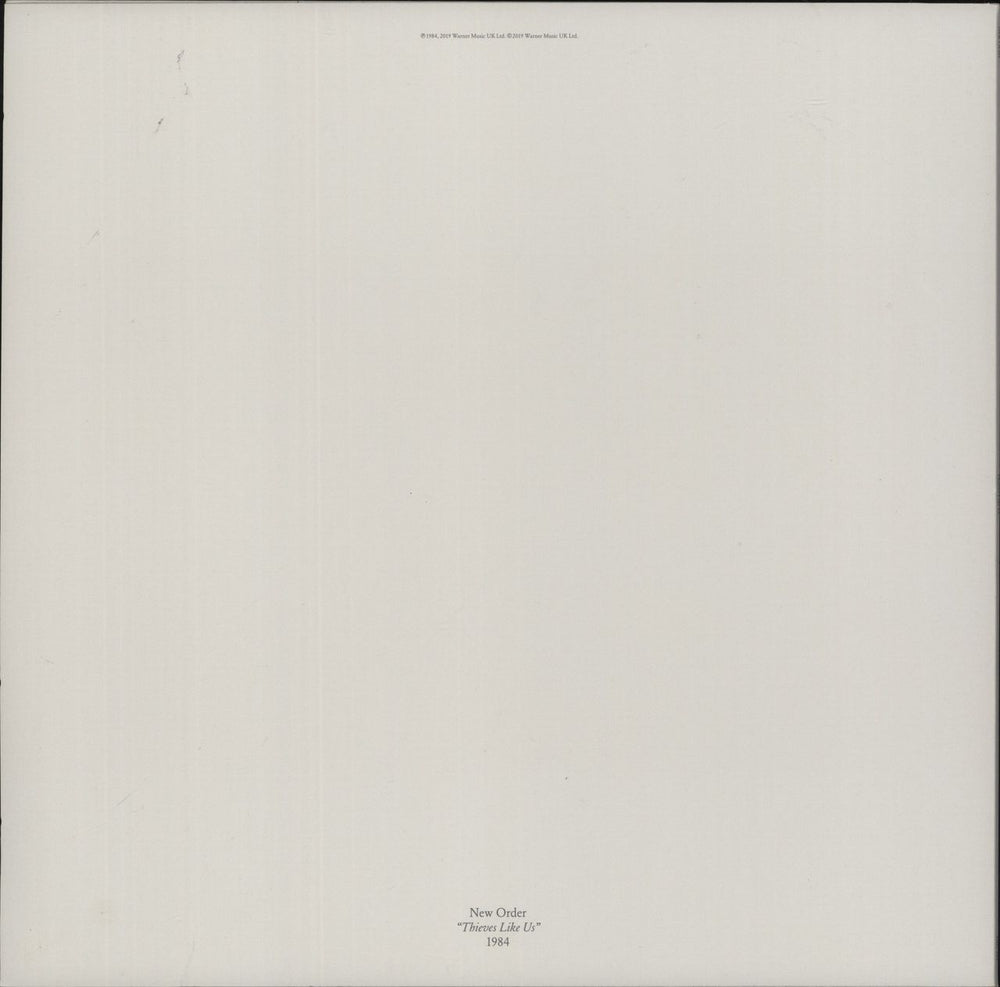 New Order Thieves Like Us: Remastered - 180 Gram Vinyl UK 12" vinyl single (12 inch record / Maxi-single)