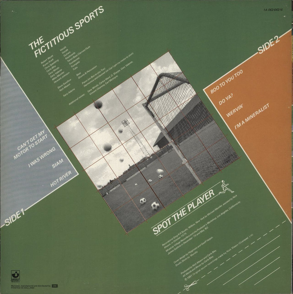 Nick Mason Nick Mason's Fictitious Sports Dutch vinyl LP album (LP record)