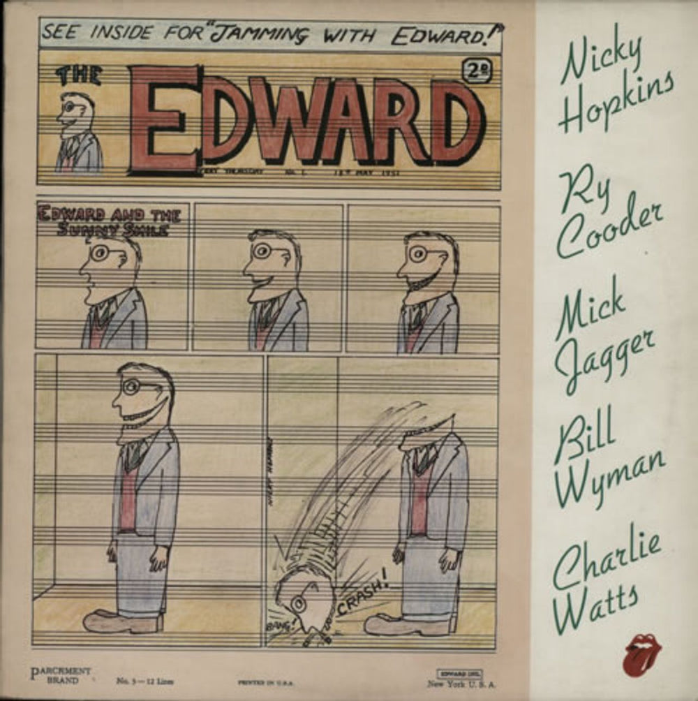 Nicky Hopkins Jamming With Edward UK vinyl LP album (LP record) COC39100