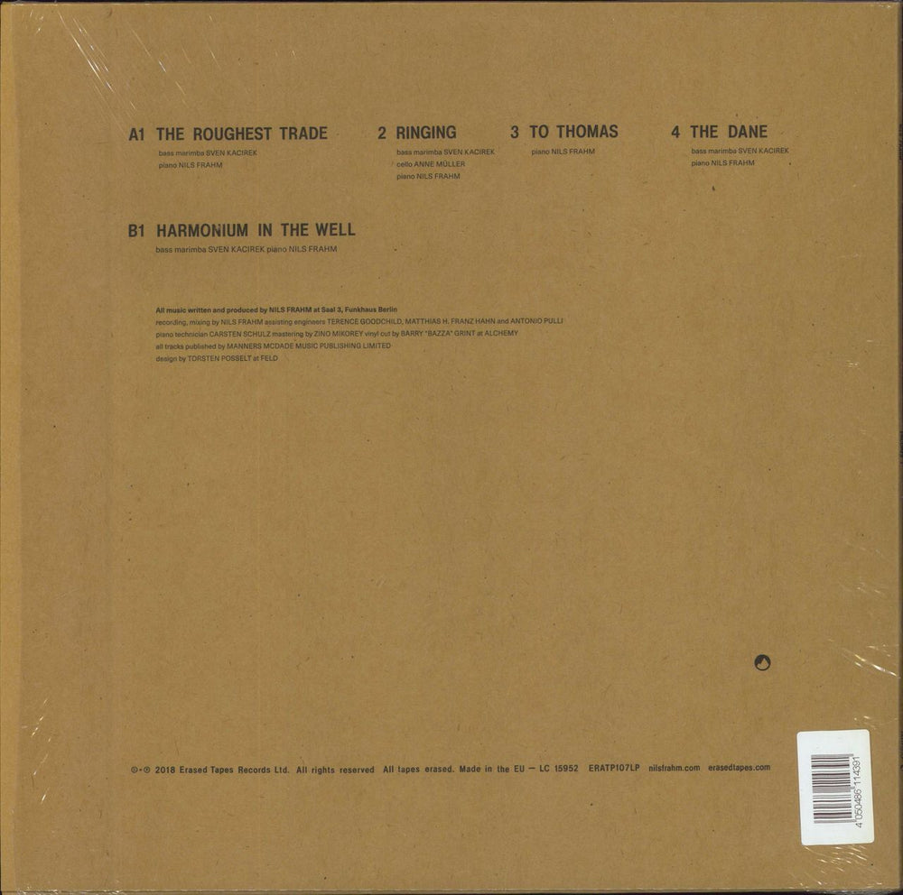 Nils Frahm Encores 1 - stickered shrink UK 12" vinyl single (12 inch record / Maxi-single) 4050486114391