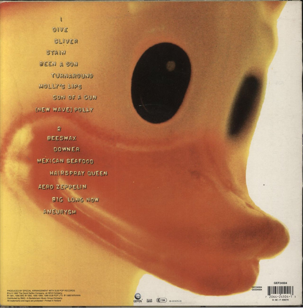 Nirvana (US) Incesticide + Hype Sticker - VG UK vinyl LP album (LP record) 720642450413