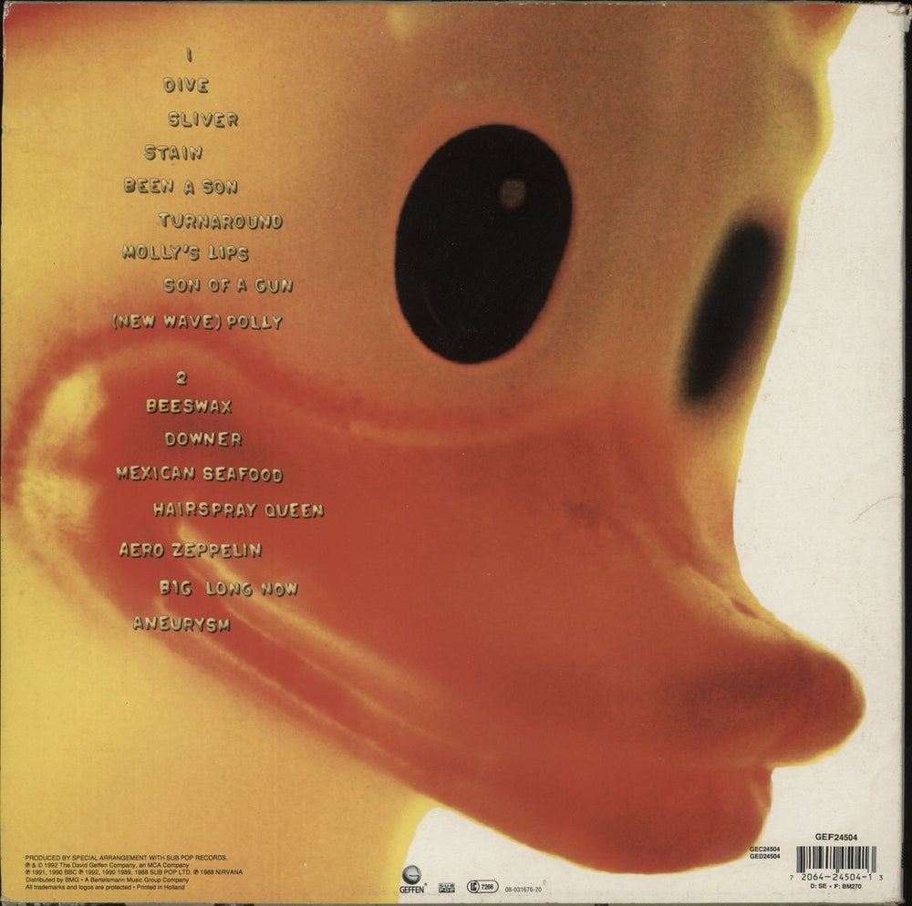 Nirvana (US) Incesticide- VG UK vinyl LP album (LP record) 720642450413