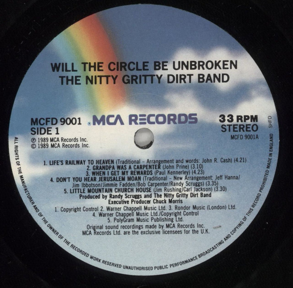 Nitty Gritty Dirt Band Will The Circle Be Unbroken (Volume Two) UK 2-LP vinyl record set (Double LP Album) NGD2LWI873373