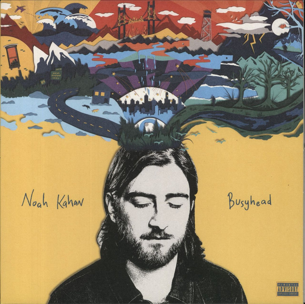 Noah Kahan Busyhead US vinyl LP album (LP record) B0030162-01