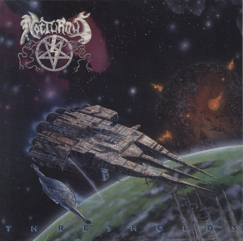 Nocturnus Thresholds UK vinyl LP album (LP record) MOSH055FDROD