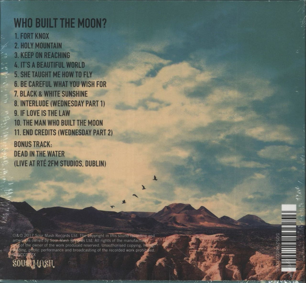 Noel Gallagher Who Built The Moon? - Deluxe + Hype Sticker - Sealed UK CD album (CDLP) 5052945027005