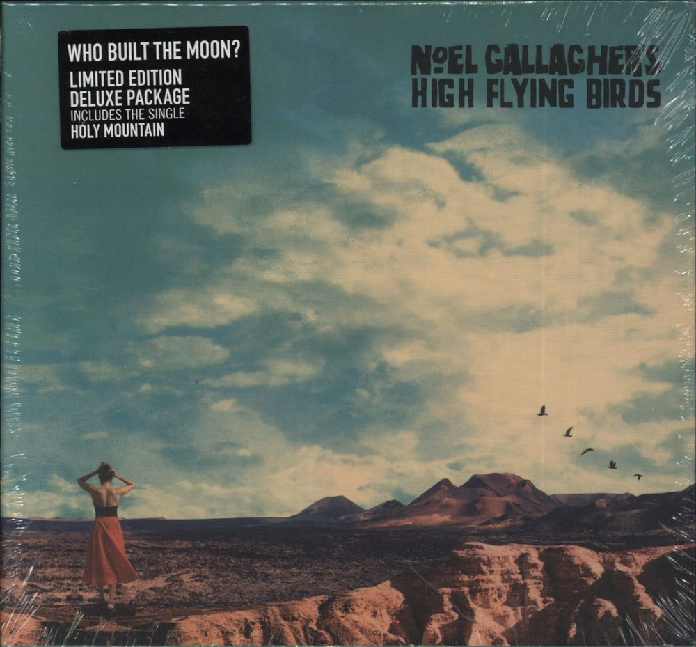 Noel Gallagher Who Built The Moon? - Deluxe + Hype Sticker - Sealed UK CD album (CDLP) JDNCCD27X