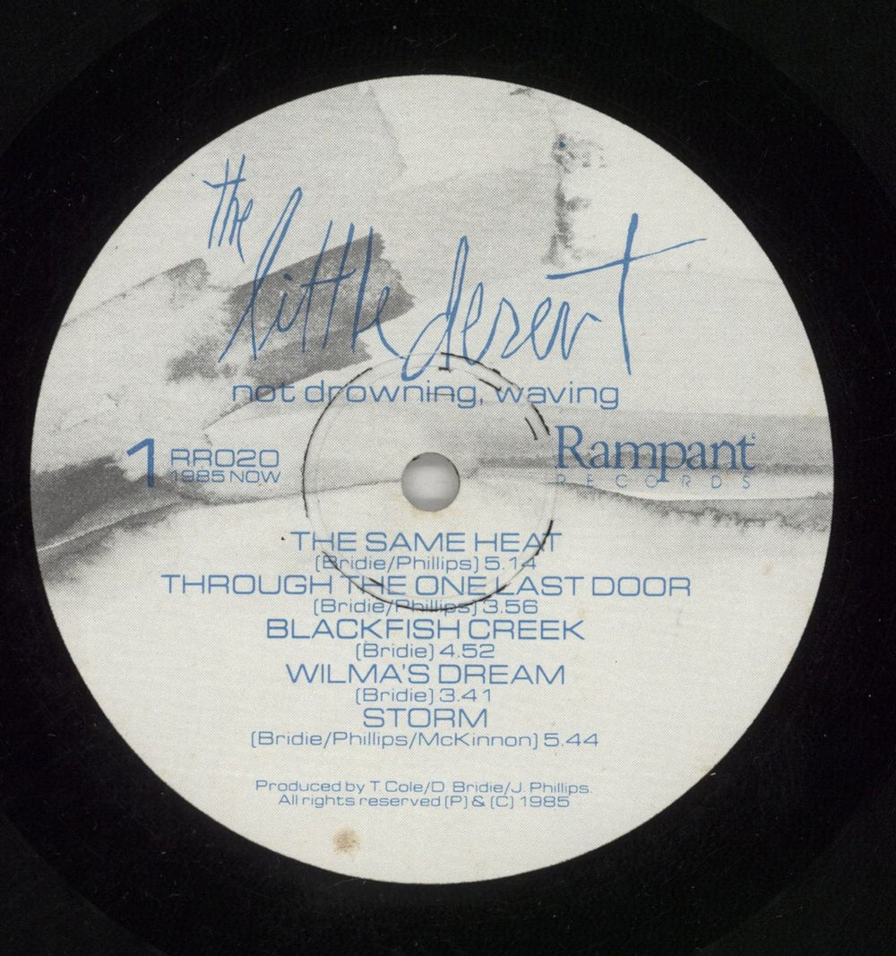 Not Drowning, Waving The Little Desert Australian vinyl LP album (LP record) O0SLPTH866444