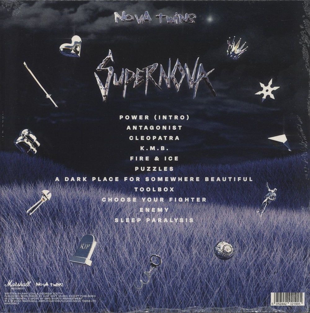Nova Twins Supernova + Autographed Print - Sealed UK vinyl LP album (LP record) 5052442021995