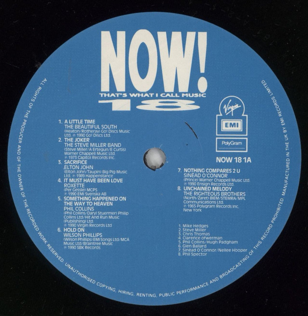 Now That's What I Call Music Now That's What I Call Music 18 - EX UK 2-LP vinyl record set (Double LP Album) N.W2LNO867691
