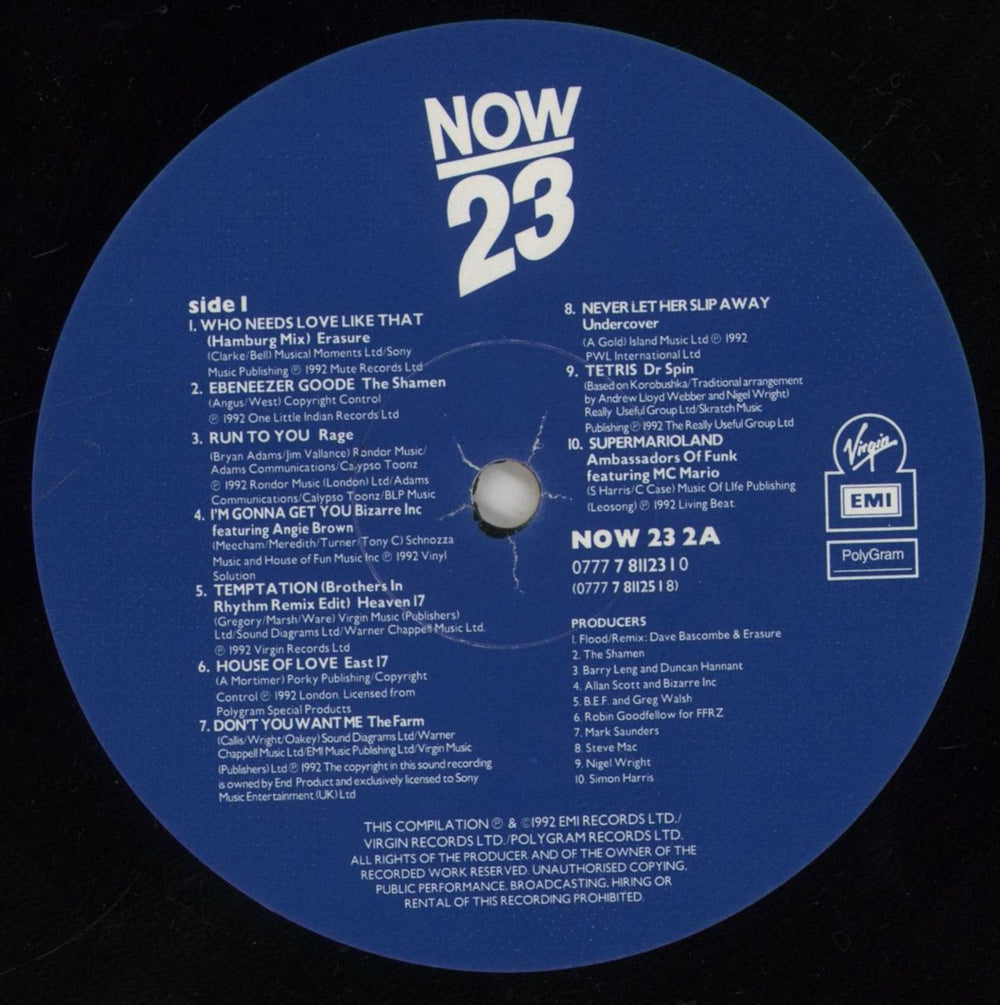 Now That's What I Call Music Now That's What I Call Music 23 UK 2-LP vinyl record set (Double LP Album) N.W2LNO245934