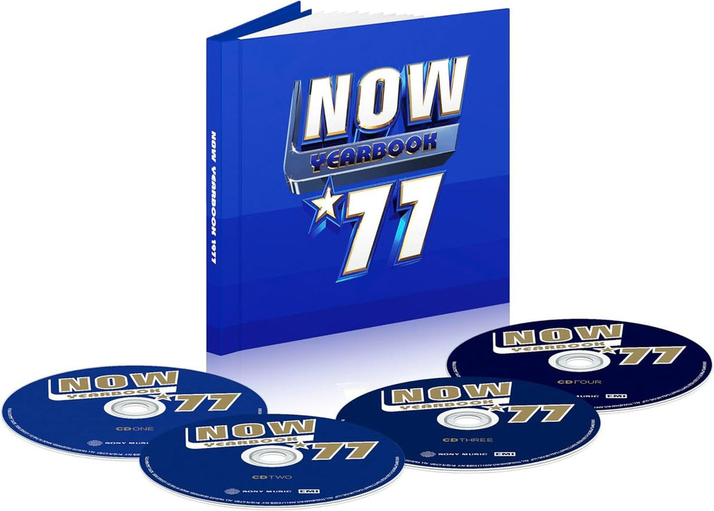 Now That's What I Call Music NOW Yearbook '77 - Deluxe Hardcover Edition - Sealed UK 4-CD album set CDYBXNOW77