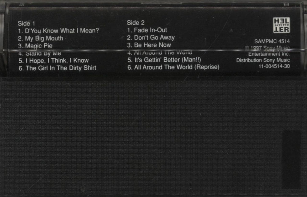 Oasis Be Here Now Dutch Promo cassette album