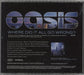 Oasis Where Did It All Go Wrong US Promo CD single (CD5 / 5")